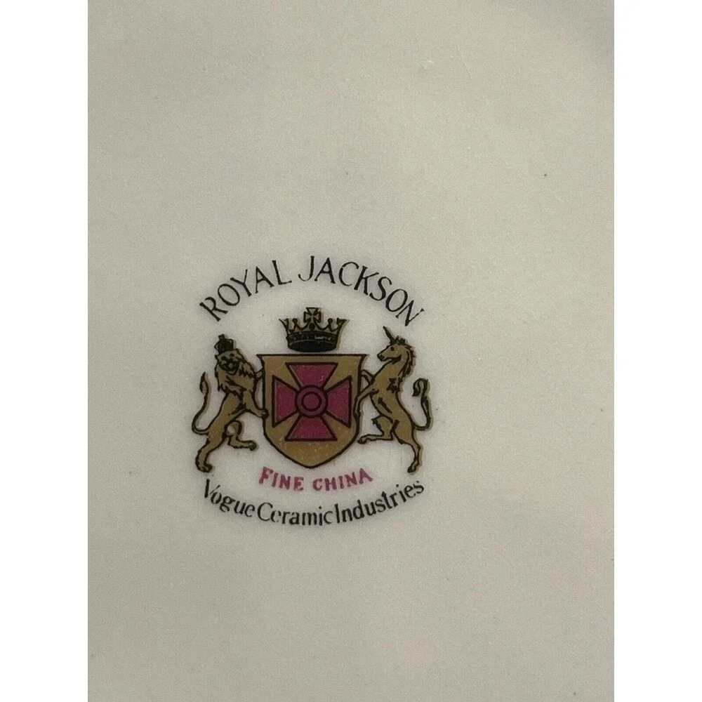Royal Jackson Ramblin’ Rose Berry Custard Fruit Bowl Fine Bone China 9pc